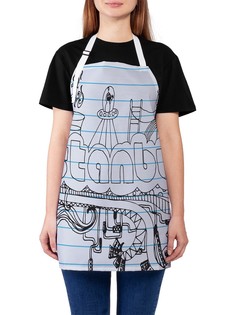 Фартук женский JoyArty для готовки "Привет из Стамбула", универсальный размер