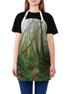 Фартук женский JoyArty для готовки "Лесной коридор", универсальный размер