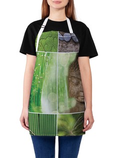 Фартук женский JoyArty для готовки "Таинственный коллаж", универсальный размер