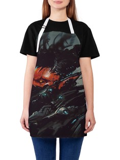Фартук женский JoyArty для готовки "Современный демон", универсальный размер