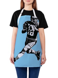 Фартук женский JoyArty для готовки "Американский футболист", универсальный размер