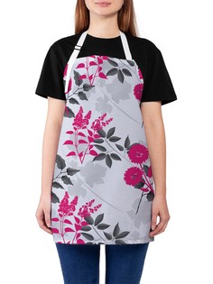 Фартук женский JoyArty для готовки "Цветочные думы", универсальный размер