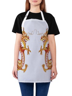 Фартук женский JoyArty для готовки "Китайские драконы", универсальный размер