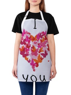 Фартук женский JoyArty для готовки "Креативное признание", универсальный размер