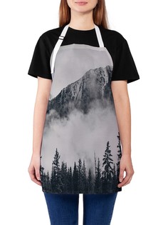 Фартук женский JoyArty для готовки "Лесная дымка", универсальный размер