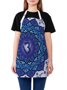 Фартук женский JoyArty для готовки "Аджна чакра", универсальный размер
