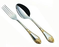 Набор столовых приборов 12 предметов М-18 Посольский с покрытием ЛНТП СН-12М18ЛНТП ПЗХМ