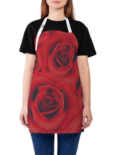 Фартук женский JoyArty для готовки "Облако из роз", универсальный размер