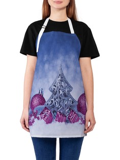 Фартук женский JoyArty для готовки "Игрушечная елка", универсальный размер