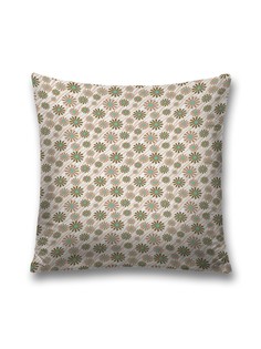 Наволочка JoyArty декоративная "Цветочный луг" на молнии, 45x45 см