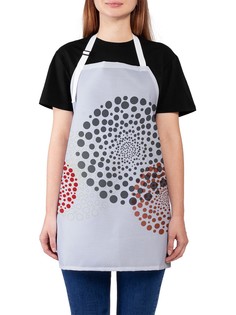 Фартук женский JoyArty для готовки "Пятнистые круги", универсальный размер
