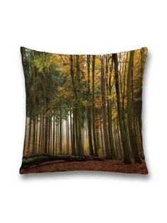 Наволочка JoyArty декоративная "Упавшее лесное дерево" на молнии, 45x45 см