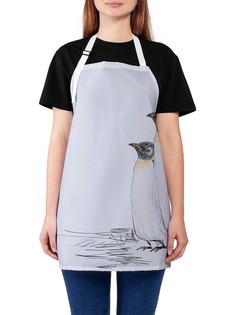 Фартук женский JoyArty для готовки "Пингвины на прогулке", универсальный размер