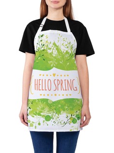 Фартук женский JoyArty для готовки "Привет, весна", универсальный размер
