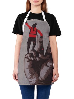 Фартук женский JoyArty для готовки "Мир всем", универсальный размер