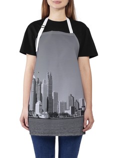 Фартук женский JoyArty для готовки "Тепло детройта", универсальный размер