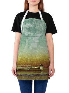 Фартук женский JoyArty для готовки "Забытая труба", универсальный размер