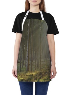 Фартук женский JoyArty для готовки "Лесной искатель", универсальный размер