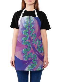 Фартук женский JoyArty для готовки "Лунное марево", универсальный размер