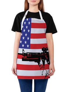 Фартук женский JoyArty для готовки "Военная тематика", универсальный размер