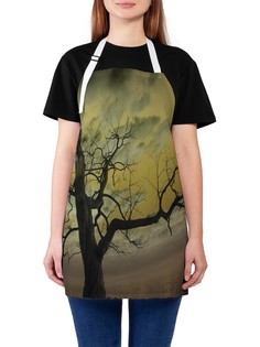 Фартук женский JoyArty для готовки "Засохшее дерево", универсальный размер