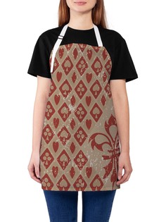 Фартук женский JoyArty для готовки "Геометрический азарт", универсальный размер