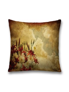 Наволочка JoyArty декоративная "Цветы снимут усталость" на молнии, 45x45 см