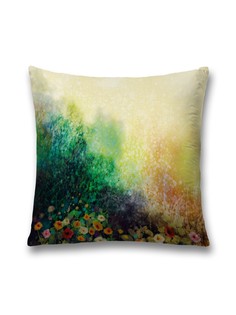 Наволочка JoyArty декоративная "Призрачные цветы" на молнии, 45x45 см