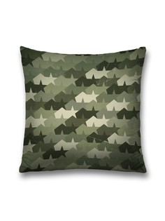 Наволочка JoyArty декоративная "Военная палатка" на молнии, 45x45 см