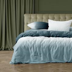 Постельное Белье "Унисон" Ombre (50х70) "Серебряная луна" 1,5-спальное 11998-19 Тейковский ХБК