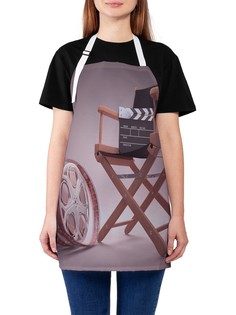 Фартук женский JoyArty для готовки "Стул режиссера", универсальный размер