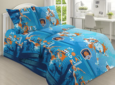 Простыня Mercury Home «Баскетбол» 1.5 СП 145x214 Бязь