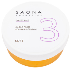 Сахарная паста Saona Cosmetics для депиляции Soft №3 мягкая 200 г