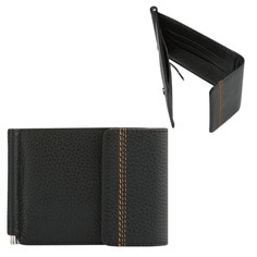 Зажим для денег мужской Fabula Brooklyn черный