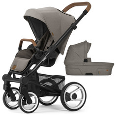 Коляска 2в1 Mutsy Nio North Sand на шасси Cognac grip black