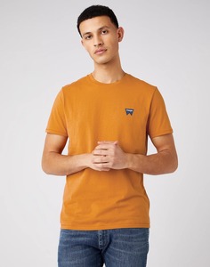 Футболка мужская Wrangler W7C07D3EN оранжевая 3XL