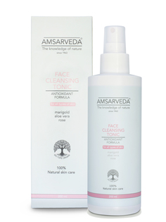 Очищающий тоник для лица антиоксидантный AMSARVEDA Face Cleansing Tonic Antioxidant 200 мл