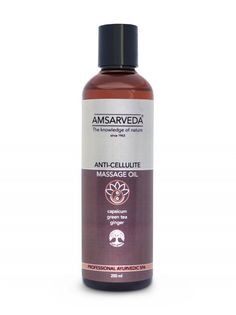 Антицеллюлитное массажное масло с имбирем AMSARVEDA Anticellulite Massage Oil 250 мл