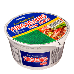 Лапша быстрого приготовления Юкедзянг острая со вкусом говядины Samyang, чашка 86 г