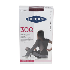 Колготки женские Pompea DCL COTTON бордовые 4-L