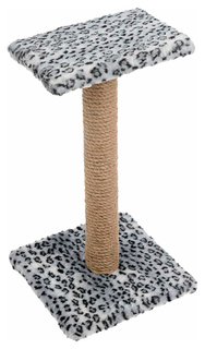 Когтеточка Зооник Пушок Зонтик Серый леопард 50 см
