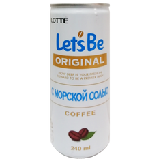 Кофейный напиток Lotte с морской солью Летс Би Lets Be 240 мл