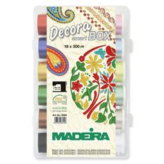 Набор ниток MADEIRA Decora 12 18 шт 8084