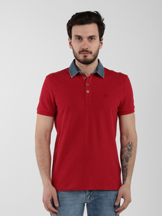 Футболка-поло мужская SQ63585 Mavi красная XL