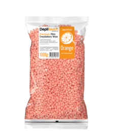 Воск для депиляции пленочный Depiltouch Premium Film Depilatory Wax Orange 1000 гр