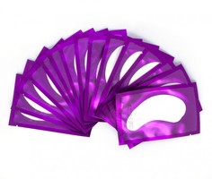 Патчи для наращивания ресниц 50 пар фиолетовые UV3283 Uvam