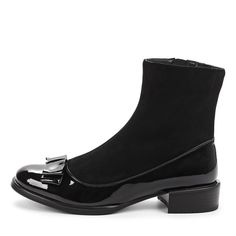 Полусапоги женские THOMAS MUNZ 126-036A-2201 черные 38 RU