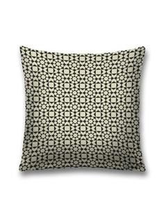 Наволочка JoyArty декоративная "Квадраты и стрелки" на молнии, 45x45 см