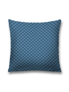 Наволочка JoyArty декоративная "Двойная сетка" на молнии, 45x45 см