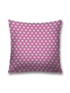 Наволочка JoyArty декоративная "Многоугольный бисер" на молнии, 45x45 см